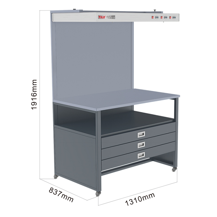cc120-l立式看样台(对色灯箱)